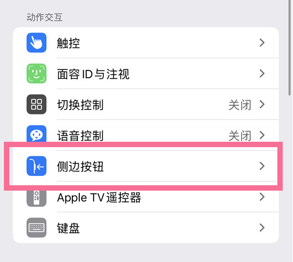 长安镇苹果14维修店分享iPhone14 Plus侧键双击下载功能关闭方法 